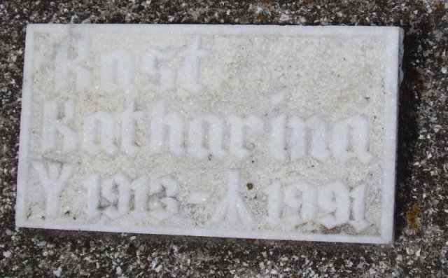 Kast Katharina 1913-1991 Grabstein